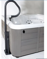 Spa Hand Rail (Anodised Aluminium with LED Light) - The Spa Shop